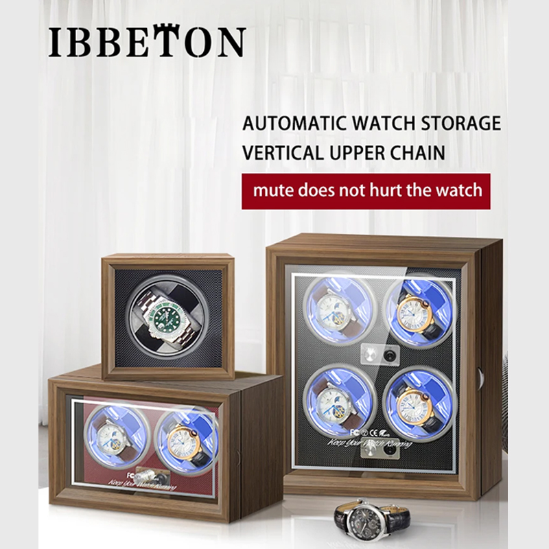 Watch Winder Single - IBBETON Case Storage Luxury Watch Wind-up