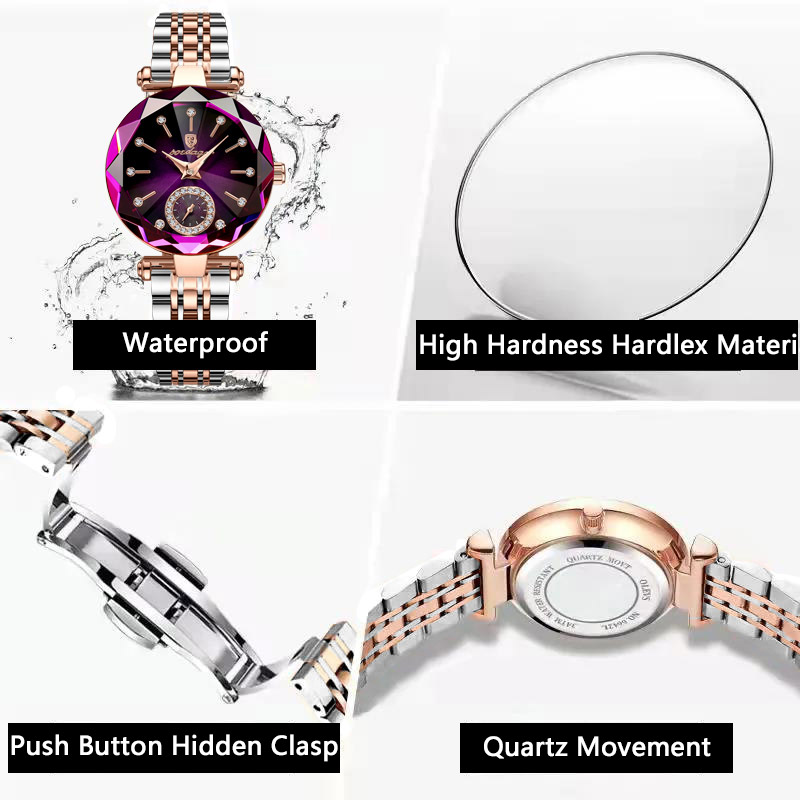 POEDAGAR Luxury Brand Ladies W - Waterproof Diving Watch recension och pris