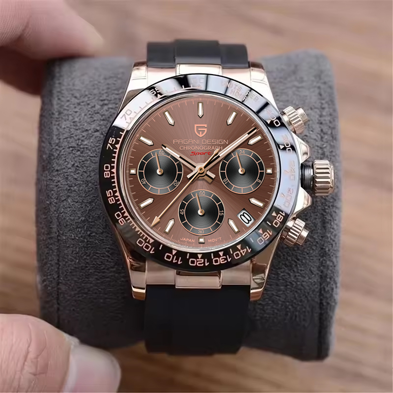PAGANI DESIGN Men Quartz Chron - Waterproof Diving Watch recension och pris