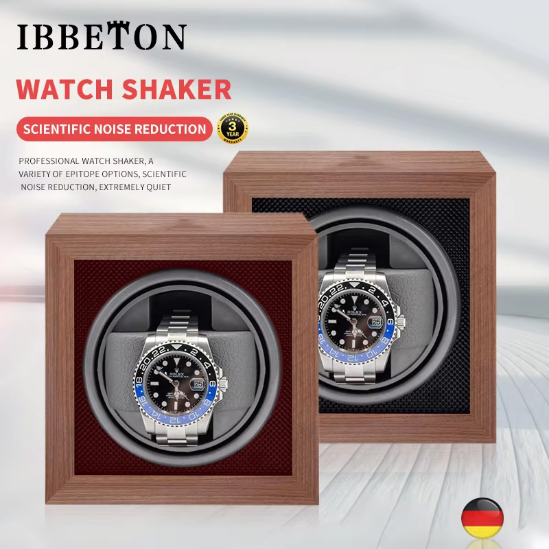 IBBETON Luxury Brand Wood Watc - Watch Winder Single recension och pris