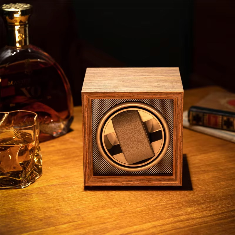 IBBETON Luxury Brand Wood Watc - Watch Winder Single recension och pris