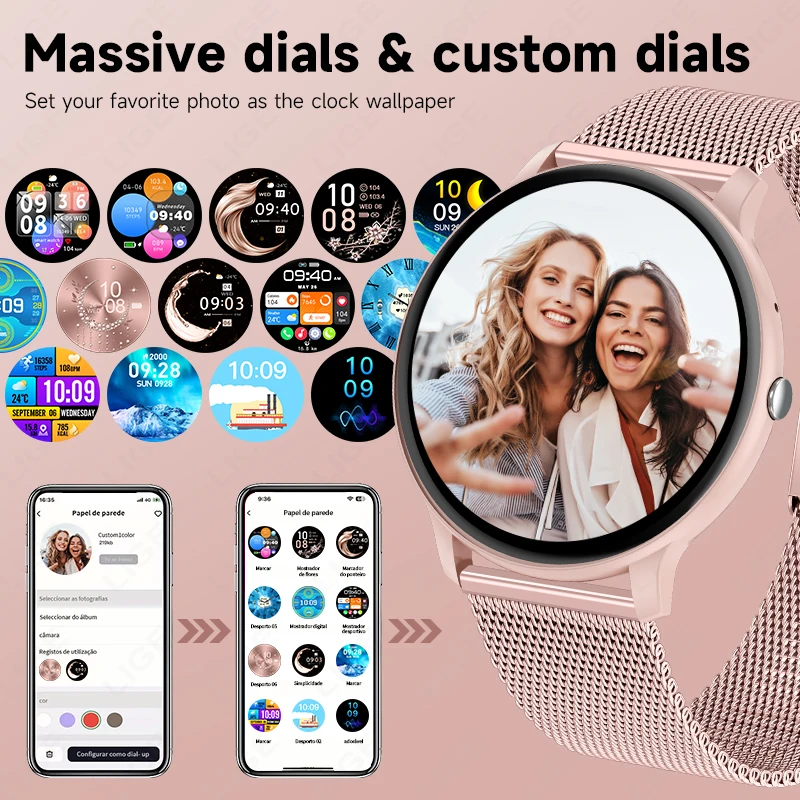 LIGE Bluetooth Call Smart Watc - Smartwatch Ladies Watches For Women recension och pris