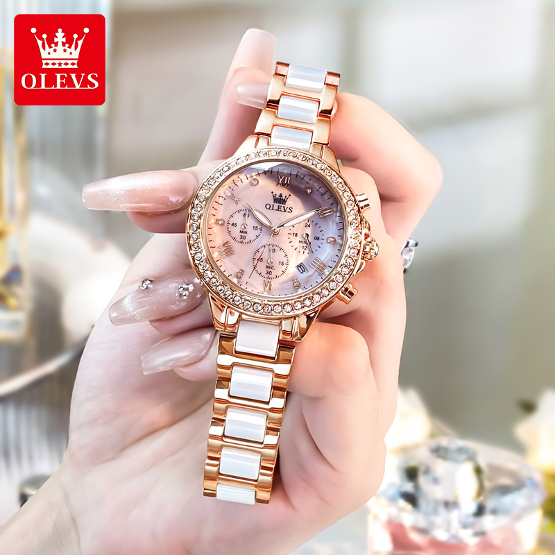 OLEVS 9999 Women Watch Brand O - Luxury Ceramic Watch recension och pris
