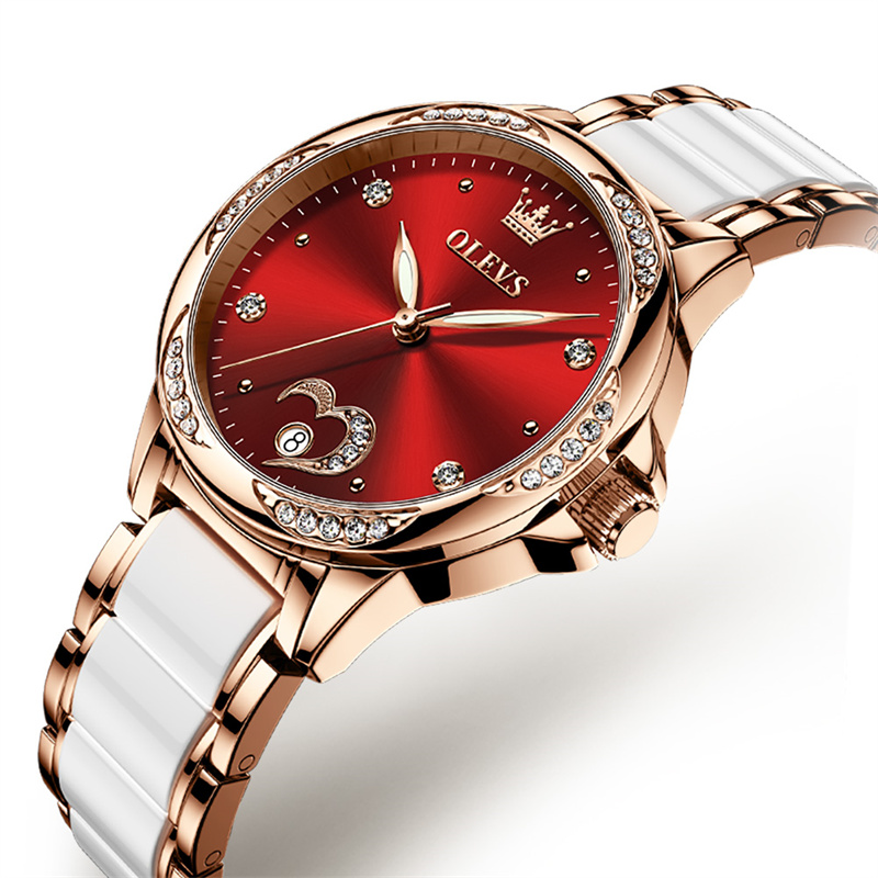 OLEVS Ladies Watch Woman Luxur - Luxury Ceramic Watch recension och pris