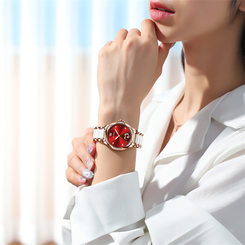 OLEVS Ladies Watch Woman Luxur - Luxury Ceramic Watch recension och pris