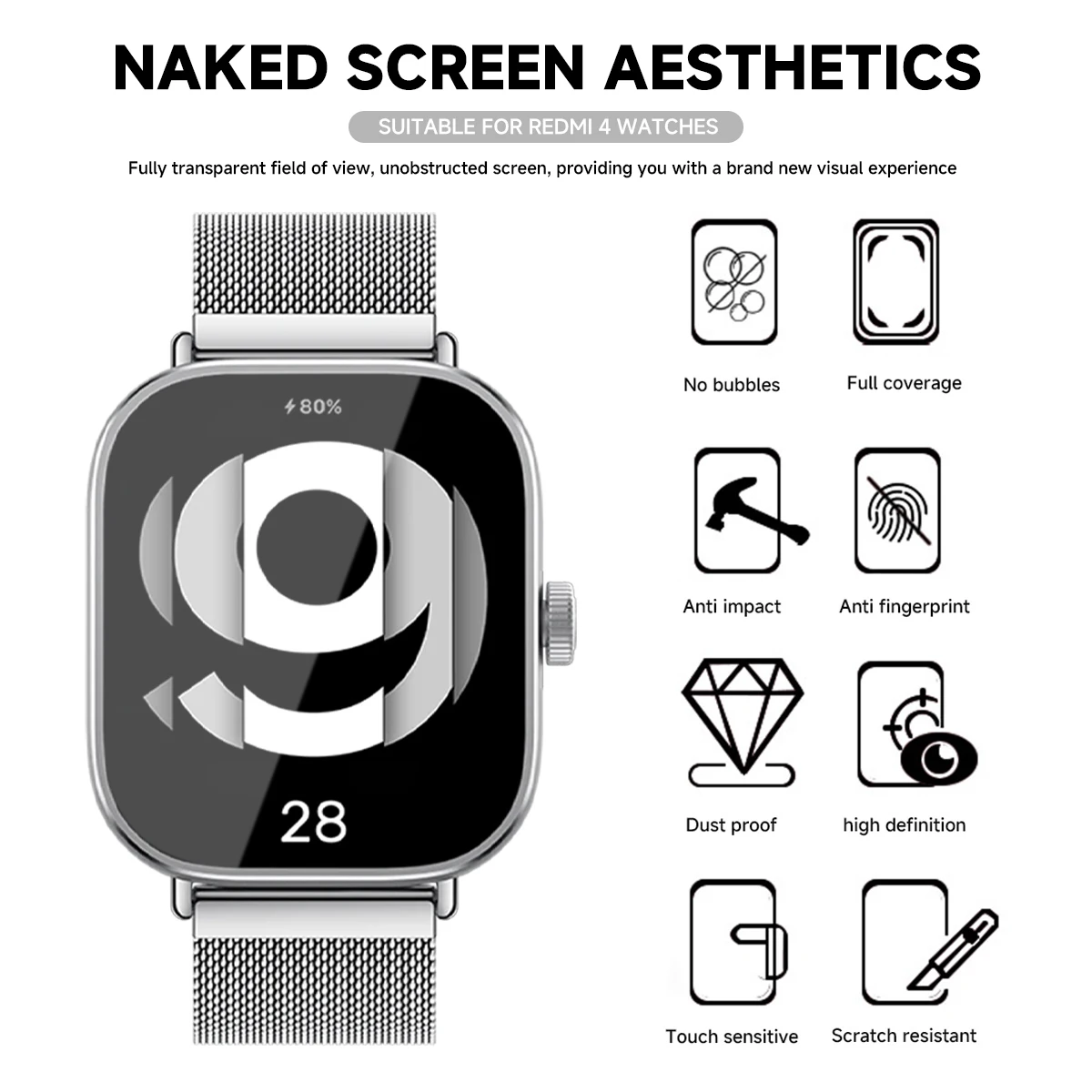 Tempered Glass for Xiaomi Redm - Watch Redmi recension och pris