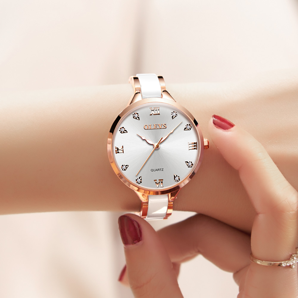 OLEVS Ceramic Dress Women Watc - Luxury Ceramic Watch recension och pris
