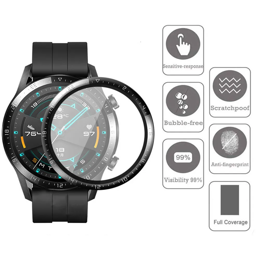 1-3pcs HD Clear Screen Protect - Smartwatch Watch Huawei recension och pris