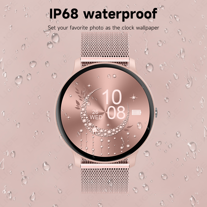LIGE Waterproof Women Smart Wa - Smartwatch Ladies Watches For Women recension och pris